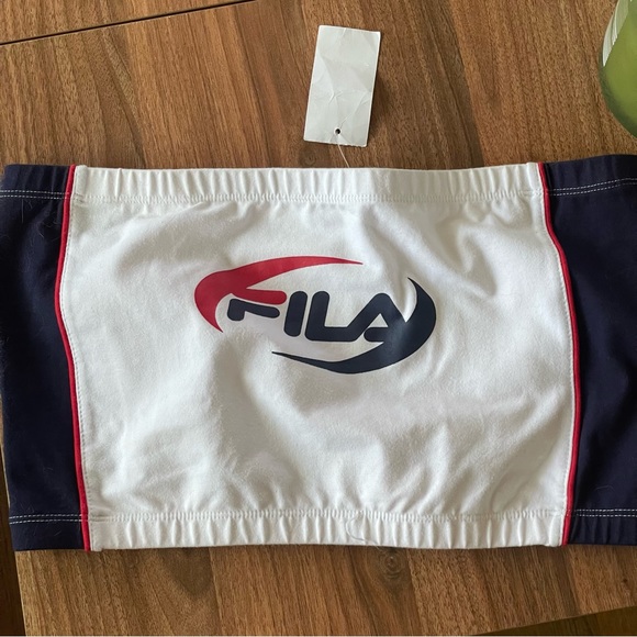 Fila Athletics Crop Bandeau Top NWT - Picture 2 of 3
